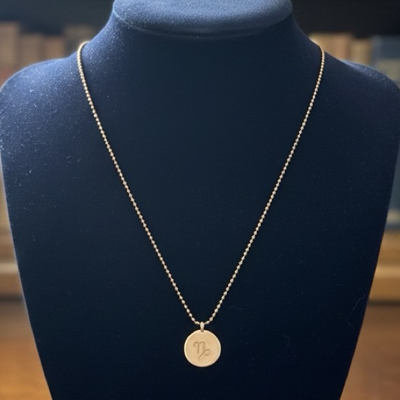 Time And Tru Gold-Tone Capricorn Pendant Necklace 8$